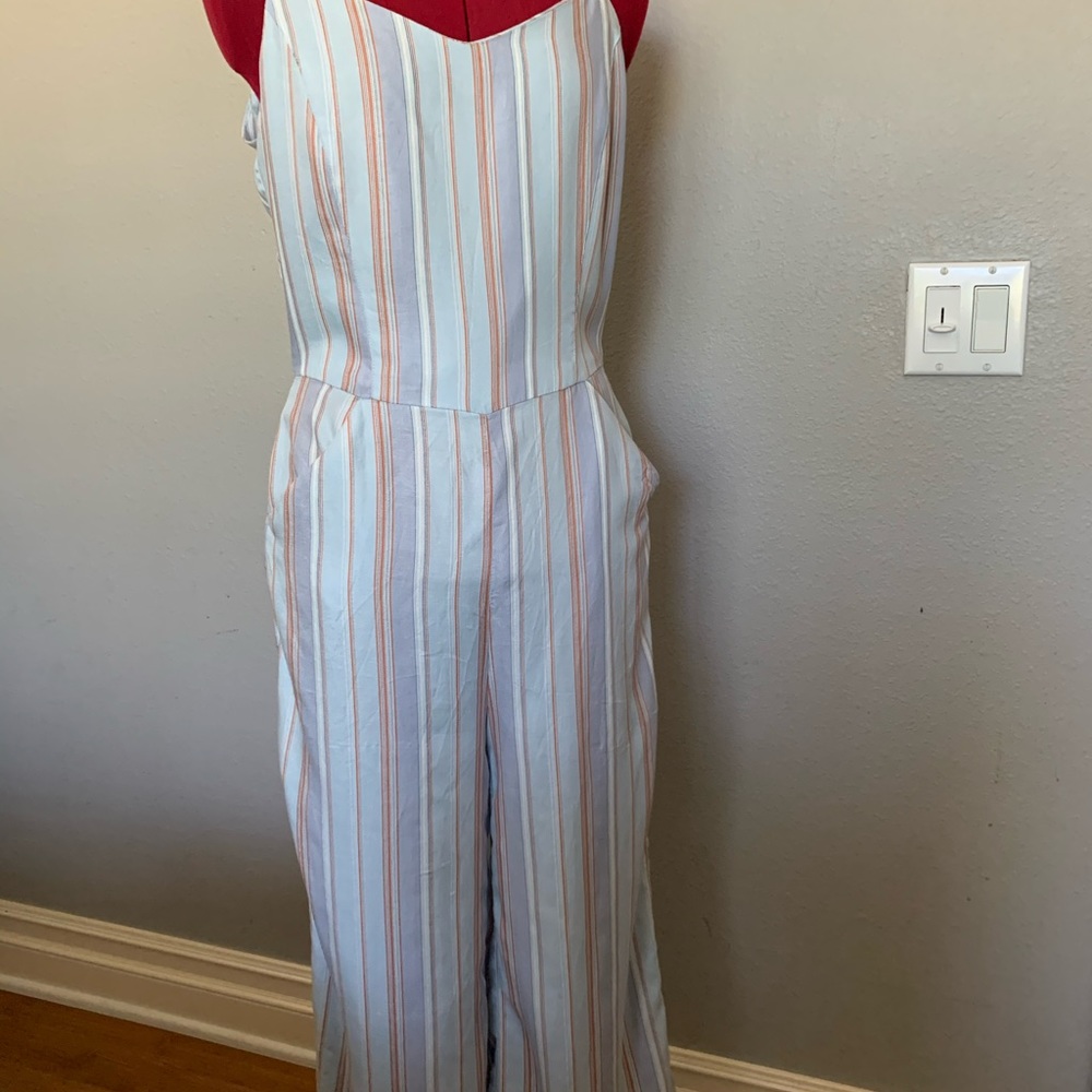 Striped jumpsuit